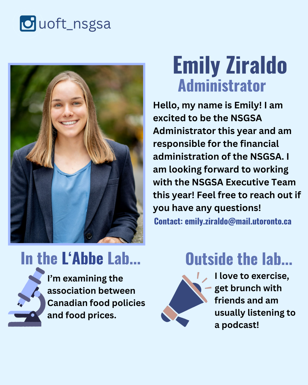 Emily Ziraldo, Administrator 